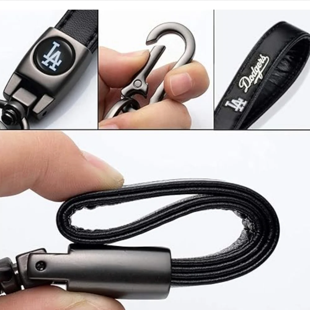 LA Dodgers Black Keychain